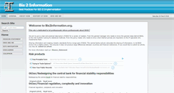 Desktop Screenshot of bis2information.org
